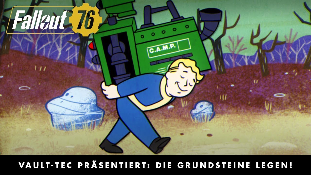Fallout 76 – Vault-Tec präsentiert: Die Grundsteine legen! (Herstellen und Bauen)