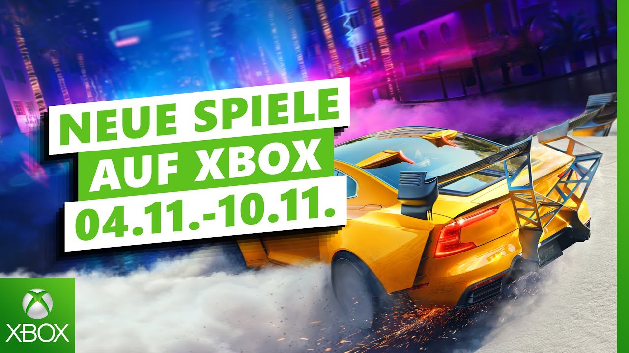Neue Spiele der Woche 4. –  10. November | Xbox Weekly News