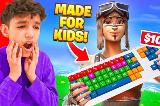 I Played Arena With A Keyboard Made For Kids And Won!